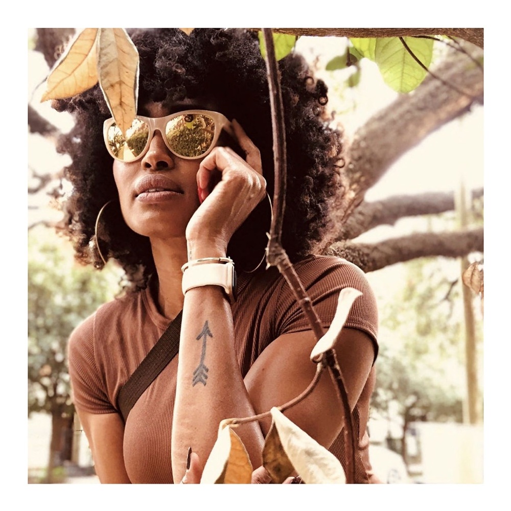 Revo Barclay Blush & Champagne Cat Eye Sunglasses